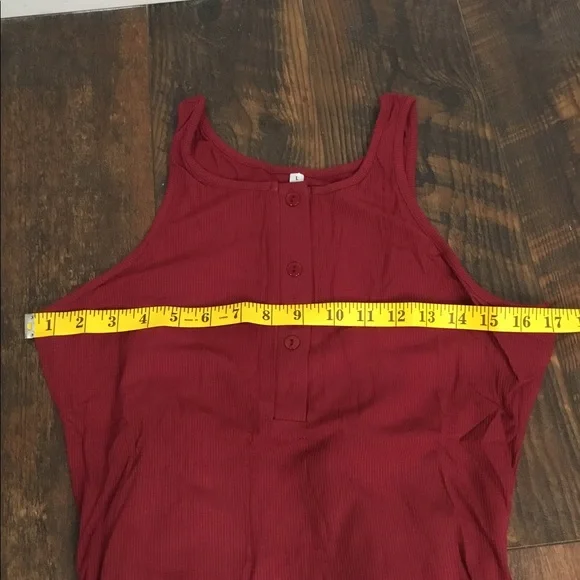 📣LAST 1📣Ribbed Tank Dress Sz Small - Picture 3 of 6